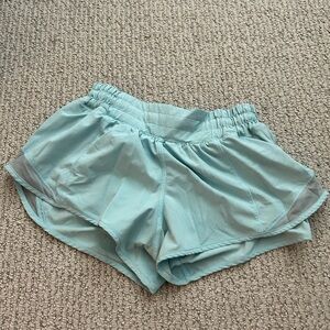 Women's Light Blue Athletic Shorts